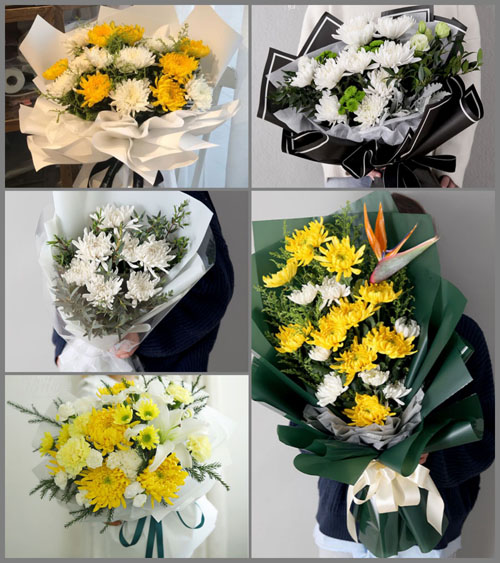 广东肇庆市怀集县蓝钟镇沙坪村白事花束代送